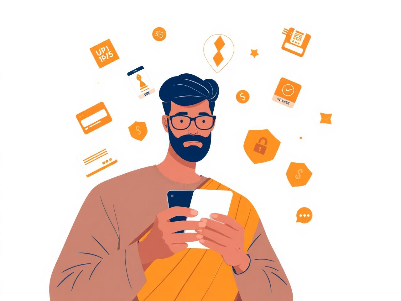 Person using YoursPay digital banking on smartphone