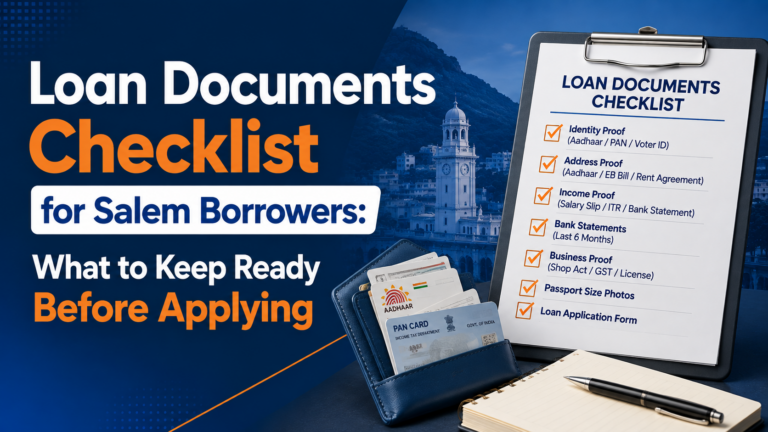 Loan Documents Checklist for Salem Borrowers What to Keep Ready Before Applying