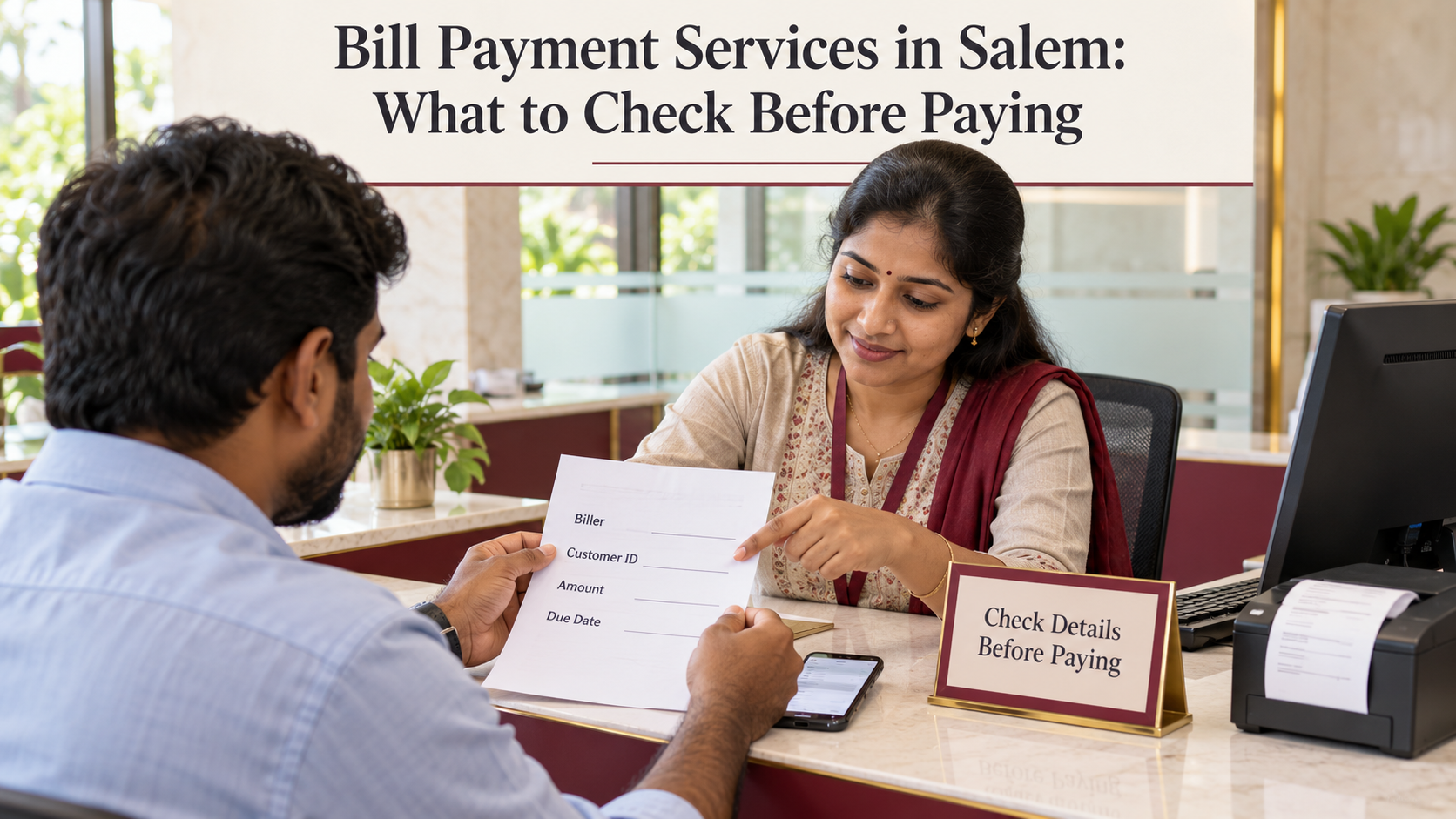 Bill Payment Services in Salem: 8 Essential Checks