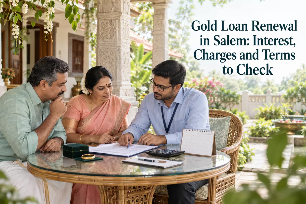 Gold Loan Renewal in Salem: Interest, Charges and Terms to Check