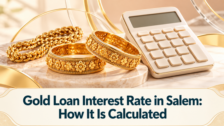 Gold Loan Interest Rate in Salem: How It Is Calculated