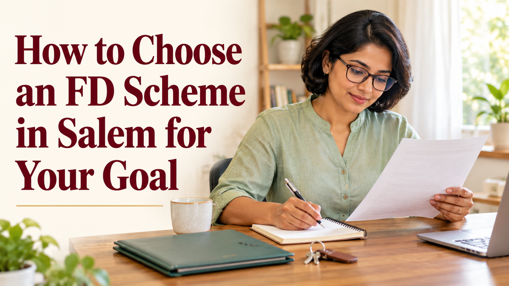 Learn how to choose an FD scheme in Salem for your goal: set the amount and date, work backwards, match the maturity, pick a payout and plan for access.
