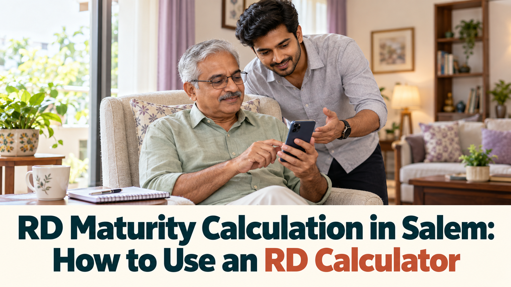 RD maturity calculation made easy: use an RD calculator step by step, check the result by hand and work backwards from a savings goal in Salem.